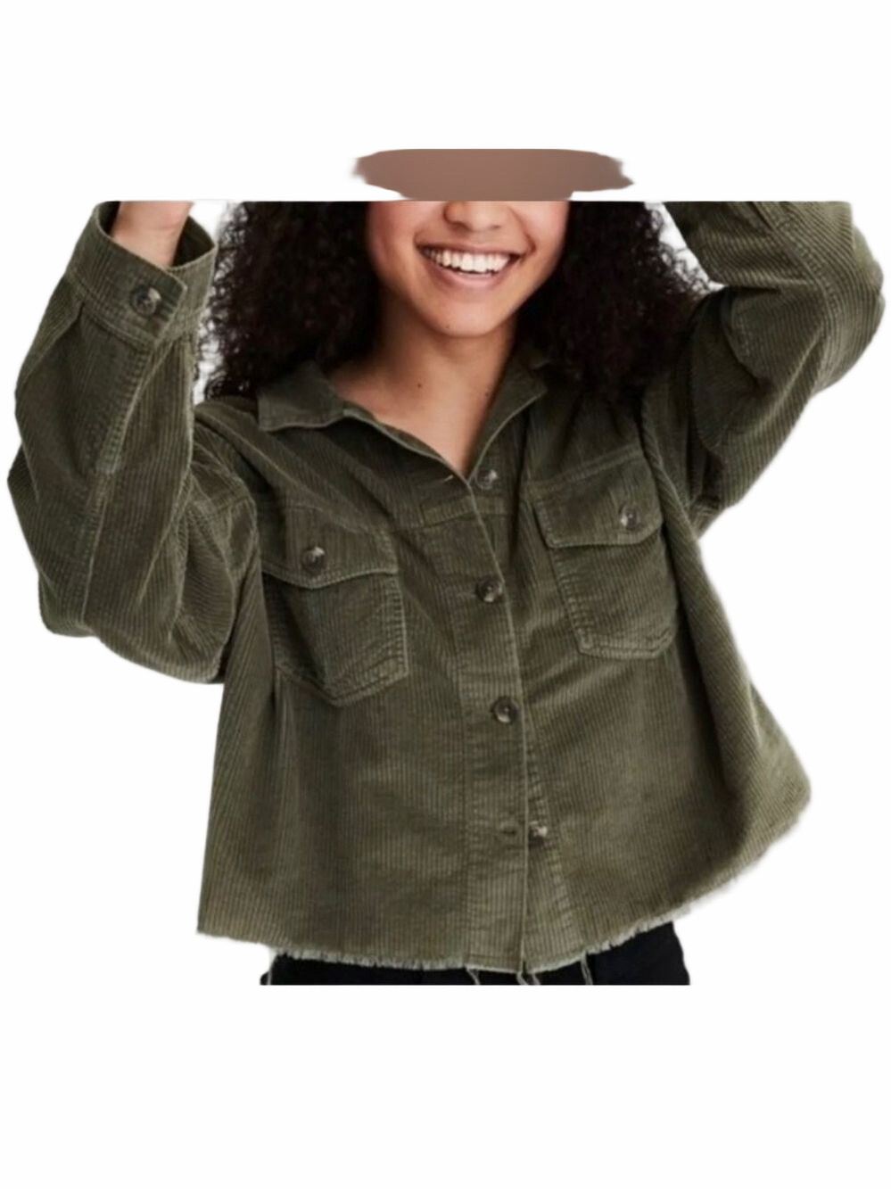 American Eagle soft corduroy jacket.